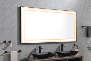 72 in. W x 36 in. H Bathroom Mirror