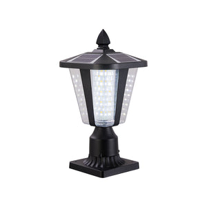 15" Solar Powered Outdoor Lantern, Modern Garden Light