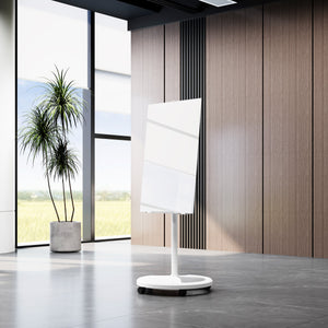 Removable Adjustable Height Tempered Glass Whiteboard