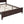 Full Size Wood Platform Bed Frame - Retro Style