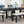 TOPMAX Farmhouse 82-Inch 6-Piece Extendable Dining Table Set