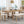 TOPMAX Farmhouse 82inch 6-Piece Extendable Dining Table Set