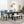 TOPMAX Farmhouse 82-Inch 6-Piece Extendable Dining Table Set