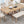 TOPMAX Farmhouse 82inch 6-Piece Extendable Dining Table Set