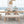 TOPMAX Farmhouse 82inch 6-Piece Extendable Dining Table Set
