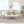 TOPMAX Farmhouse 82inch 6-Piece Extendable Dining Table Set