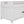 TREXM Storage Bench with 3 Shutter-shaped Doors
