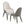 Modern Dining Chairs Set of 2 pcs Faux Leather and Metal