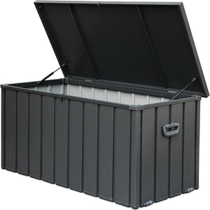 150 Gallon Outdoor Storage Deck Box - Waterproof and Lockable