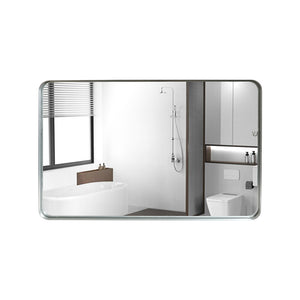 36x30 Inch Glossy Brushed Bathroom Mirror