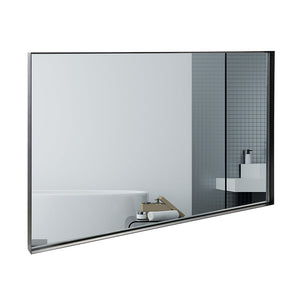 36x24 Inch Bathroom Mirror with Beveled Edge