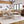 TOPMAX 6-Piece Wood Half Round Dining Table Set
