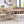 TOPMAX 6-Piece Wood Half Round Dining Table Set