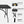 6ft Folding Table - Portable Plastic Table for Camping and Picnics