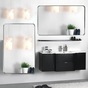 36x30 Inch Glossy Brushed Bathroom Mirror