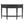 U-Style Modern Curved Console Table with 3 Drawers