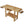 55-Inch Wood Workbench with Bar Clamps