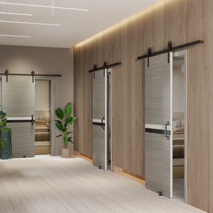 CRAZY ELF 28" x 84" Melamine Integrated Door Slab