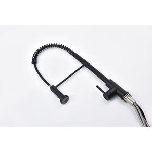 Pull Down Single Handle Spring Kitchen Faucet