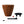 2-Pack 10 in. Dark Wood Plastic Self-Watering Planter Pot
