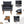 9-Piece Patio Rattan Furniture Set