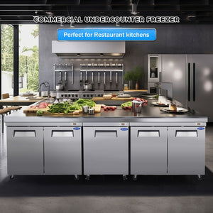 ORIKOOL 60" Commercial Under Counter Freezer
