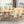 TOPMAX Rustic Extendable 84inch Dining Table Set