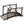 Outsunny 3.3FT Metal Arch Zen Garden Bridge