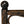 Outsunny 3.3FT Metal Arch Zen Garden Bridge
