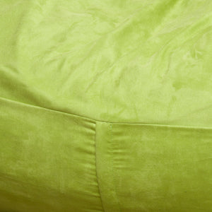 Michael 4 Foot Cylindrical Suede Bean Bag - Kiwi