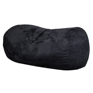 Lara 6.5 Foot Suede Cylindrical Bean Bag