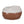 Maxi 5 Foot Two Color Fabric and Faux Leather Rounded Bean Bag