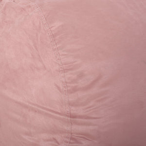 Aruba 8 Foot Microfiber Cylindrical Bean Bag Chair - Rose