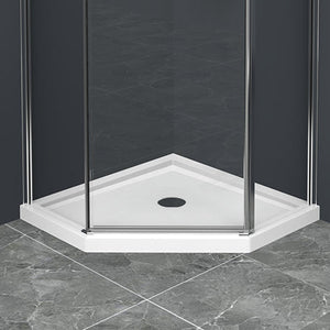 Goodyo 36 in. D x 36 in. W Neo-Angle Shower Base