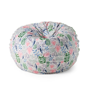 Barcadera 3 Foot Rounded Bean Bag - Leaf Print