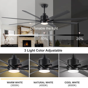 72'' Indoor Smart Ceiling Fan