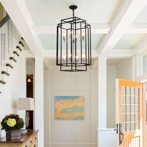 Geometric Foyer Chandelier