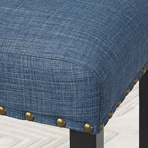 Eleanor Upholstered Dining Chairs with Nailhead Trim - Set of 2