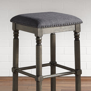 Arnhem Wood Upholstered Bar Stools, Set of 2