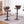 Masaccio Weathered Upholstery Airlift Adjustable Swivel Barstool