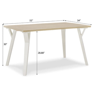 Alwynn Contemporary Rectangular Dining Table