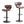 Masaccio Weathered Upholstery Airlift Adjustable Swivel Barstool