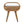 Circular Open Slot Nightstand, 1-Drawer, 1 Open Slot, Nordic Legs