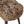 Solid Wood Leopard Print Deep Button Upholstered Bench