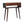 Sonata Chestnut Console Table, Nordic Legs, 2-Drawers, Open Slot