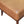 Tan Buffalo Leather Footstool, Upholstered, Nordic Legs
