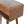 Sonata Chestnut Console Table, Nordic Legs, 2-Drawers, Open Slot