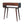 Sonata Chestnut Console Table, Nordic Legs, 2-Drawers, Open Slot
