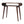 Solid Wood Amaya Nordic Style Console Table, Open Storage, Chestnut