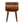 Chestnut Circular Open Bedside, 1-Drawer
